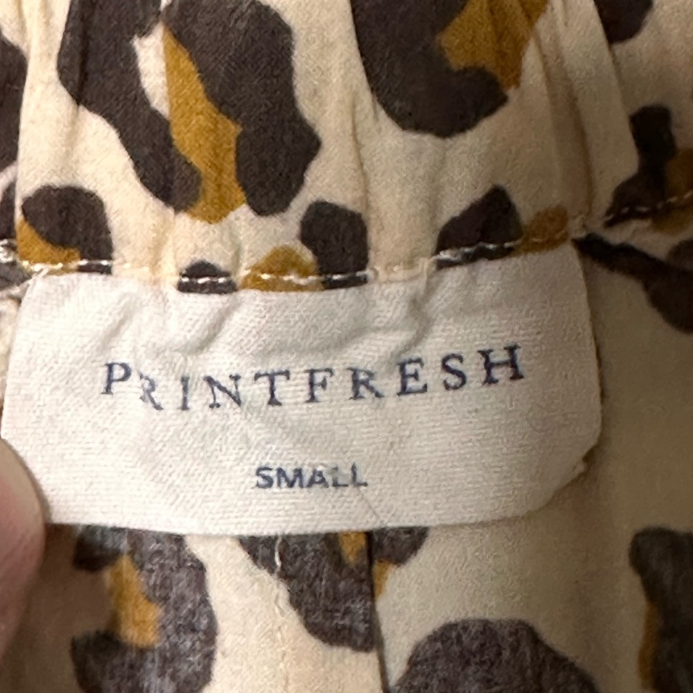 Printfresh Leopard Print Short Sleeve 2pc Pajama … - image 8